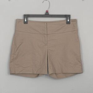 Apt. 9 | Women’s Cumin Spice Tan Wide Waist Flat Front Casual Shorts Size 4